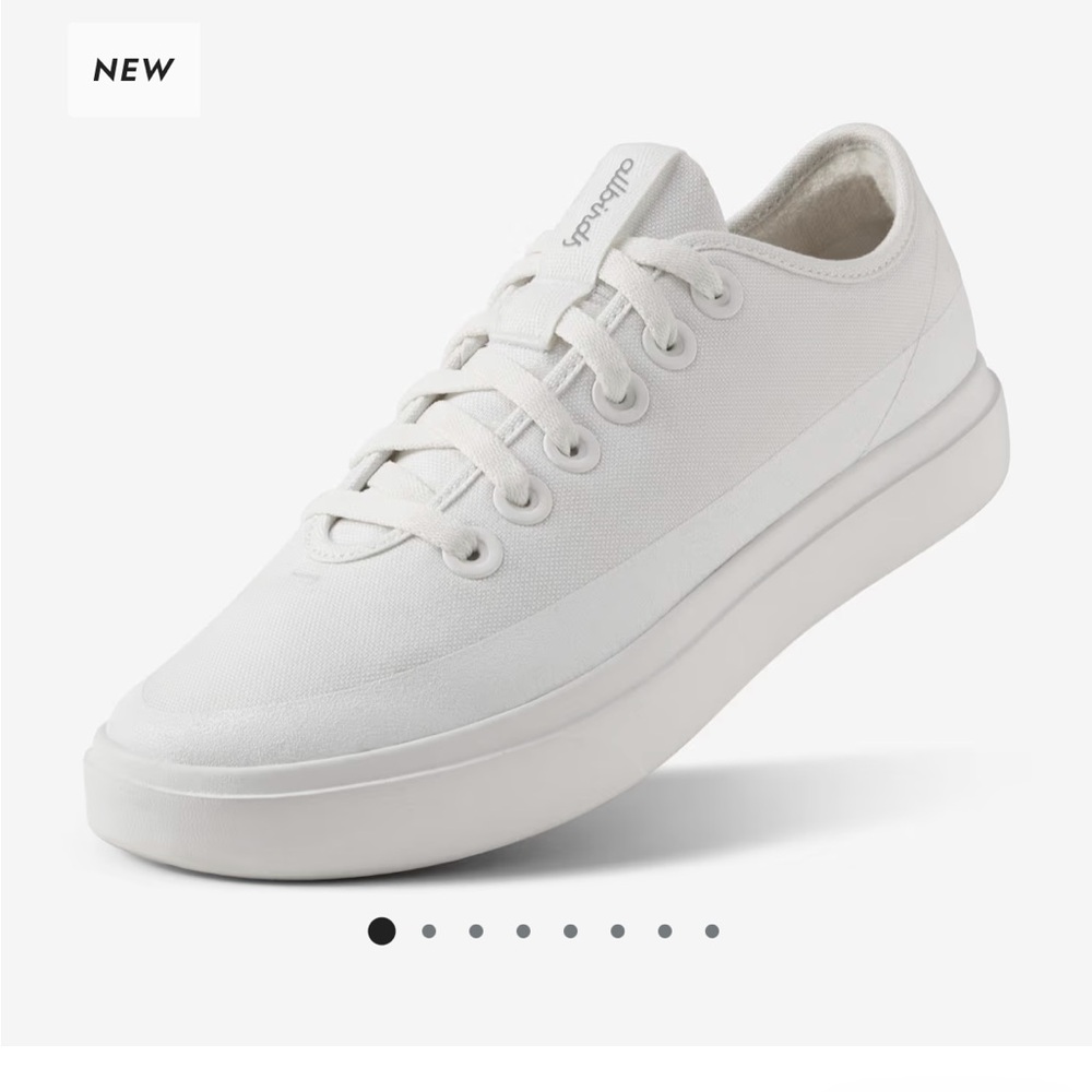 Allbirds Women's Canvas Pipers Size 7.5 white